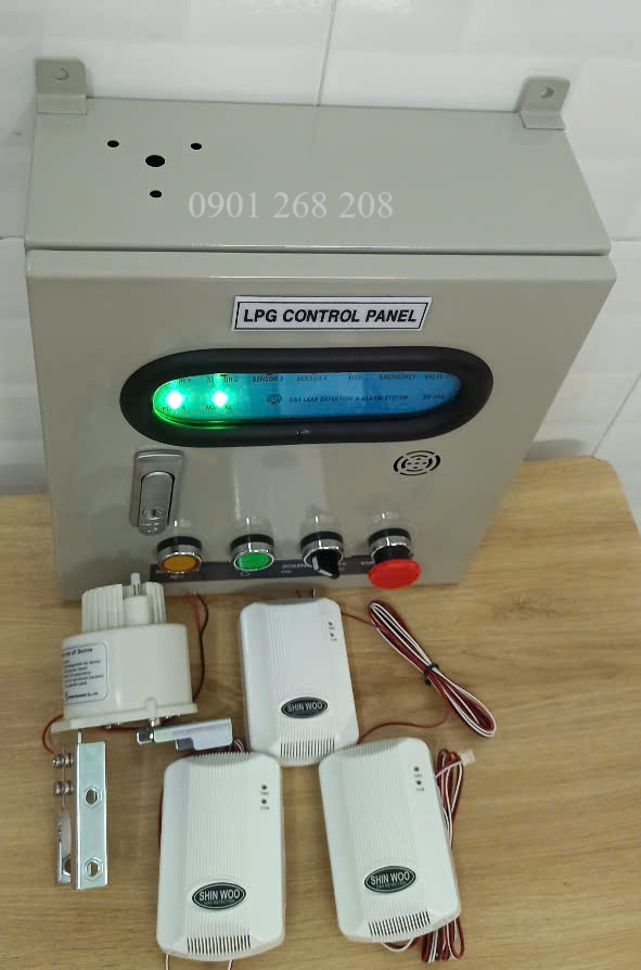 tu bao ro gas ket noi 3 kenh dau do ND-112N